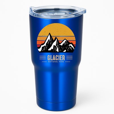 Vintage Glacier National Park Montana Outdoor Adventure Cute Gift Tumbler
