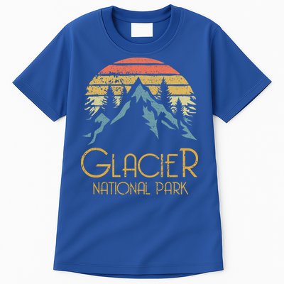 Vintage Glacier National Park Montana Retro Sweagift Tall T-Shirt