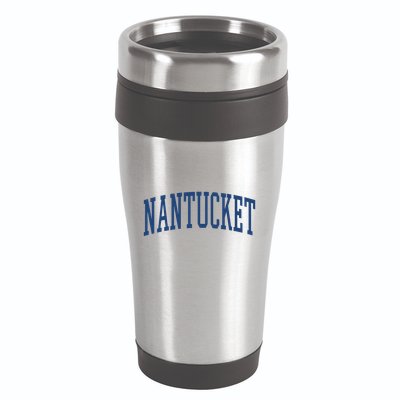 Varsity Grey Nantucket 16oz Travel Tumbler
