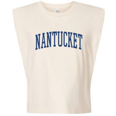 Varsity Grey Nantucket Garment-Dyed Women's Muscle Tee