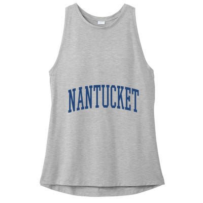 Varsity Grey Nantucket Ladies PosiCharge Tri-Blend Wicking Tank