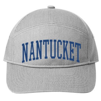 Varsity Grey Nantucket 7-Panel Snapback Hat