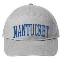 Varsity Grey Nantucket 7-Panel Snapback Hat