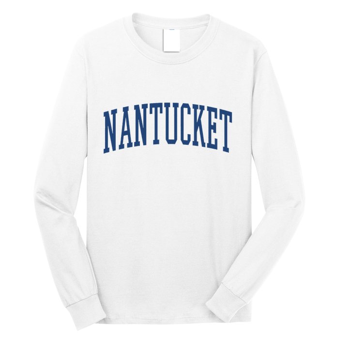 Varsity Grey Nantucket Long Sleeve Shirt
