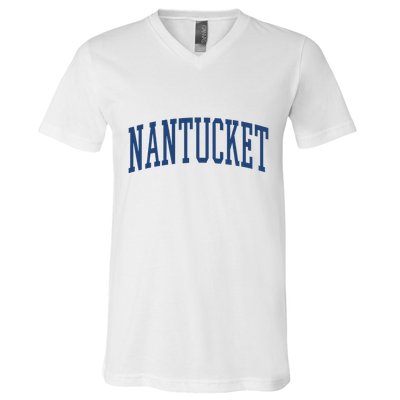 Varsity Grey Nantucket V-Neck T-Shirt