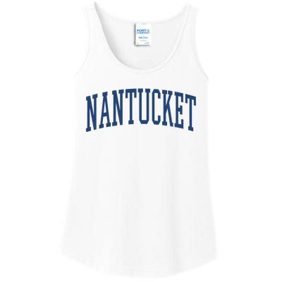 Varsity Grey Nantucket Ladies Essential Tank