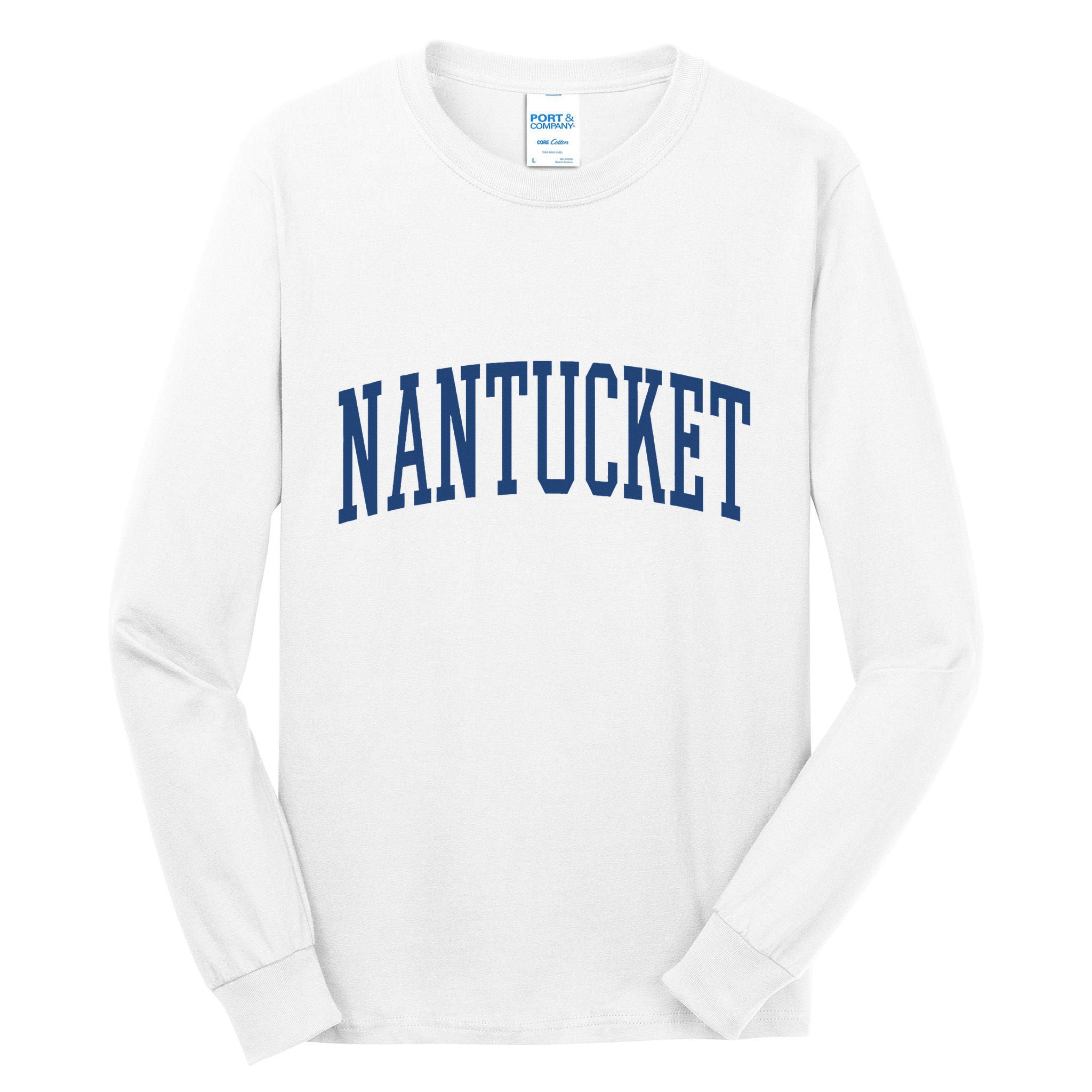 Varsity Grey Nantucket Tall Long Sleeve T-Shirt