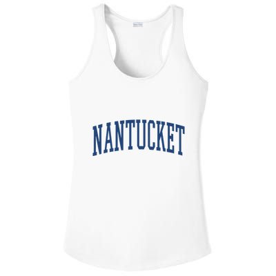 Varsity Grey Nantucket Ladies PosiCharge Competitor Racerback Tank
