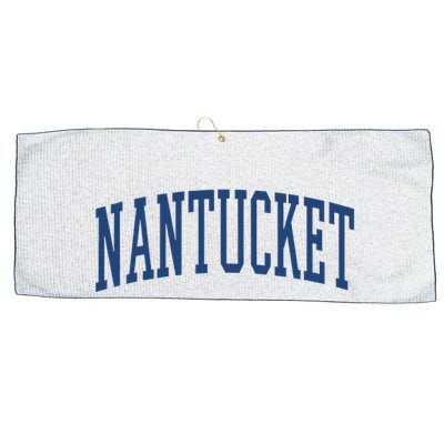 Varsity Grey Nantucket Large Microfiber Waffle Golf Towel