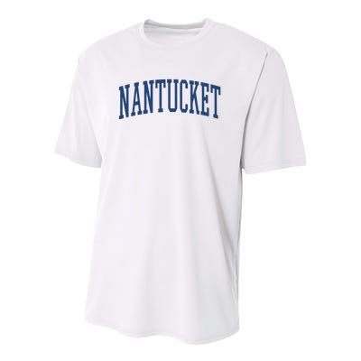 Varsity Grey Nantucket Youth Performance Sprint T-Shirt