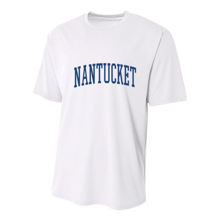 Varsity Grey Nantucket Youth Performance Sprint T-Shirt