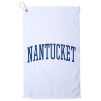 Varsity Grey Nantucket Golf Towel