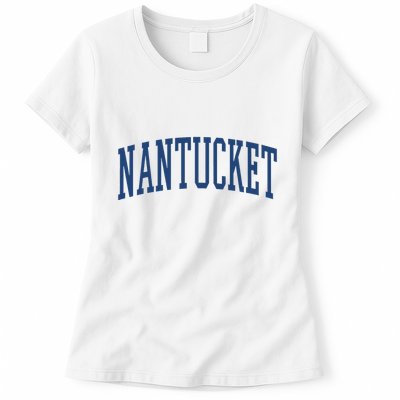 Varsity Grey Nantucket Womens T-Shirt
