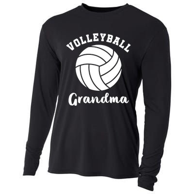 Volleyball Grandma Nana Matching Family Volleyball Team Cooling Performance Long Sleeve Crew