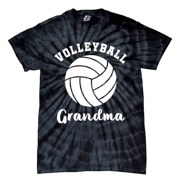 Volleyball Grandma Nana Matching Family Volleyball Team Tie-Dye T-Shirt