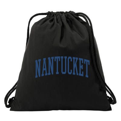 Varsity Grey Nantucket Cool Gift Drawstring Bag