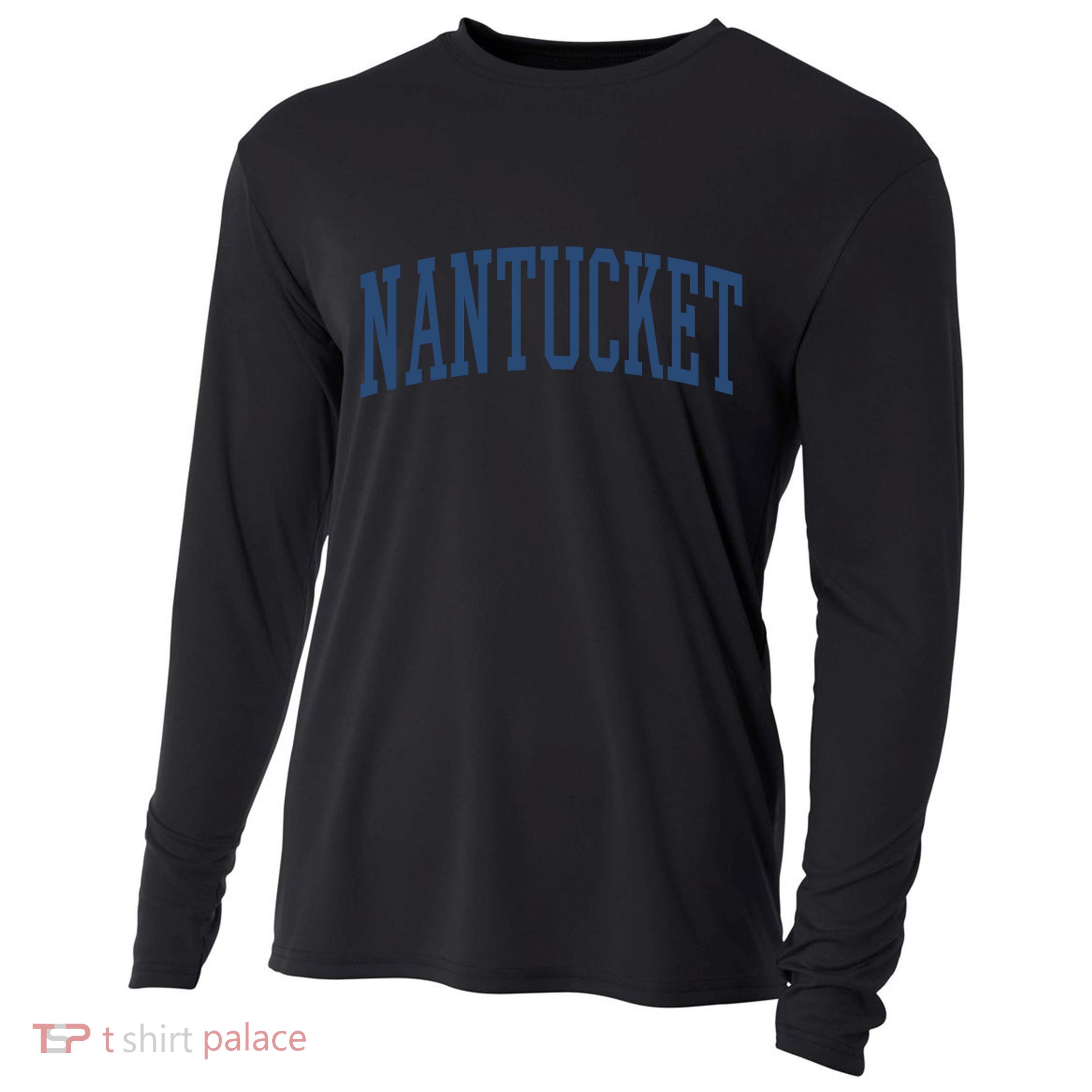 Varsity Grey Nantucket Cool Gift Cooling Performance Long Sleeve Crew