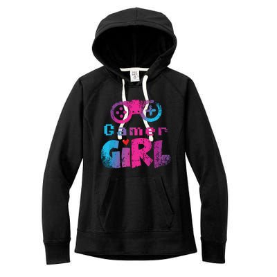 Video Game Nerd E Sport Gaming Girl Gamer Gift Women's Fleece Hoodie