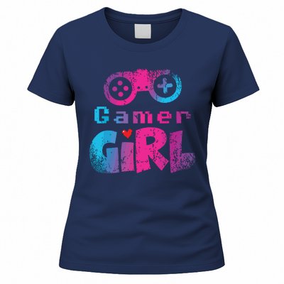 Video Game Nerd E Sport Gaming Girl Gamer Gift Women's T-Shirt