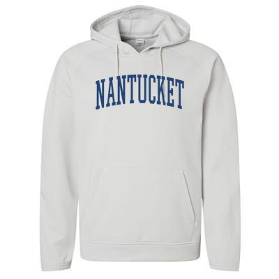 Varsity Grey Nantucket Performance Fleece Hoodie