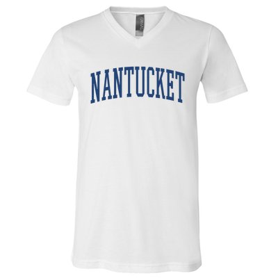 Varsity Grey Nantucket V-Neck T-Shirt