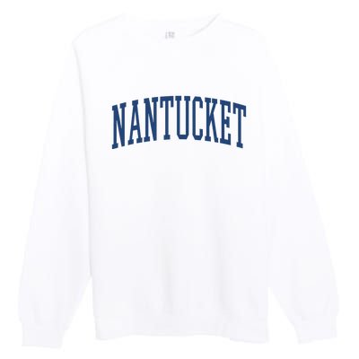 Varsity Grey Nantucket Premium Crewneck Sweatshirt