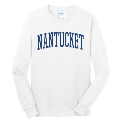 Varsity Grey Nantucket Tall Long Sleeve T-Shirt