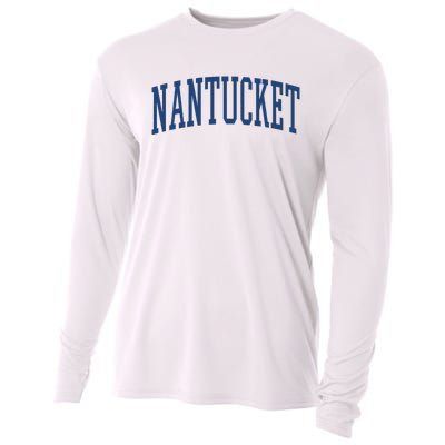 Varsity Grey Nantucket Cooling Performance Long Sleeve Crew