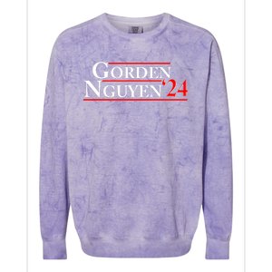 Vote Gorden Nguyen 2024 Election Colorblast Crewneck Sweatshirt