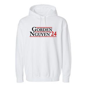 Vote Gorden Nguyen 2024 Election Garment-Dyed Fleece Hoodie