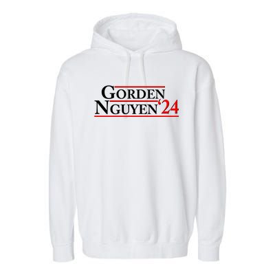 Vote Gorden Nguyen 2024 Election Garment-Dyed Fleece Hoodie