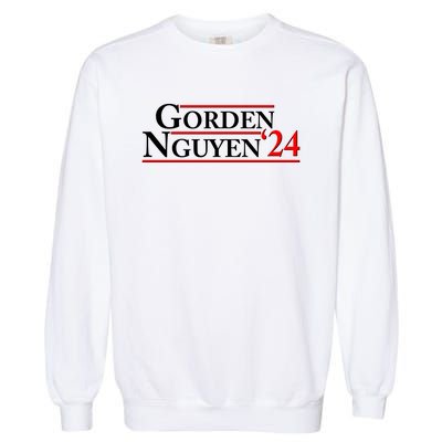 Vote Gorden Nguyen 2024 Election Garment-Dyed Sweatshirt