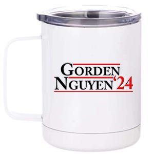 Vote Gorden Nguyen 2024 Election 12 oz Stainless Steel Tumbler Cup