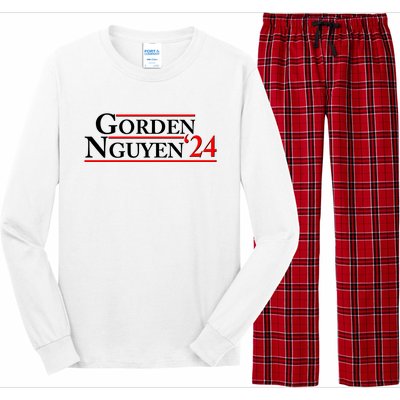 Vote Gorden Nguyen 2024 Election Long Sleeve Pajama Set