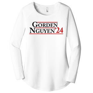 Vote Gorden Nguyen 2024 Election Women's Perfect Tri Tunic Long Sleeve Shirt