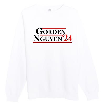 Vote Gorden Nguyen 2024 Election Premium Crewneck Sweatshirt