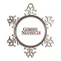 Vote Gorden Nguyen 2024 Election Metallic Star Ornament