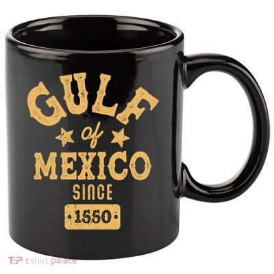 Vintage Gulf Of Mexico Since 1550 11oz C Handle Ceramic Mug
