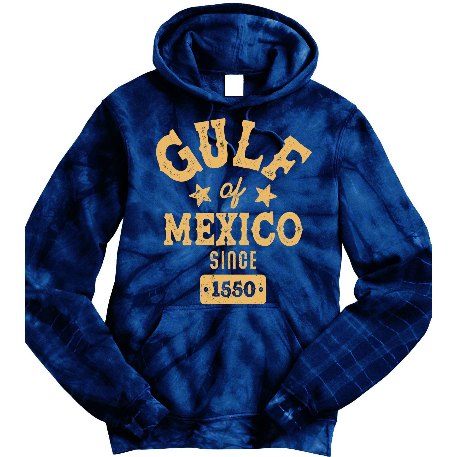 Vintage Gulf Of Mexico Since 1550 Tie Dye Hoodie