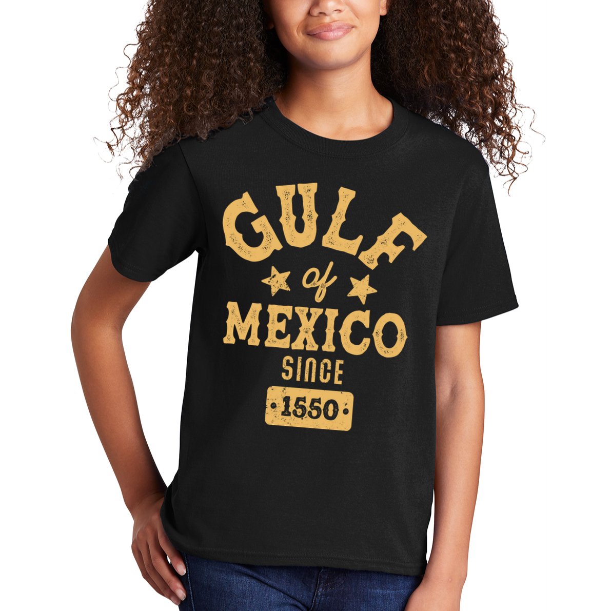 Vintage Gulf Of Mexico Since 1550 Kids T-Shirt