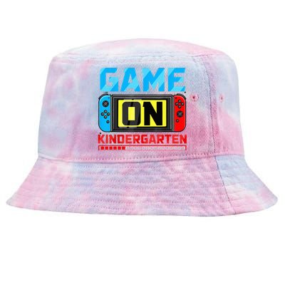 Video Game On Kindergarten Gamer Back To School First Day Tie-Dyed Bucket Hat