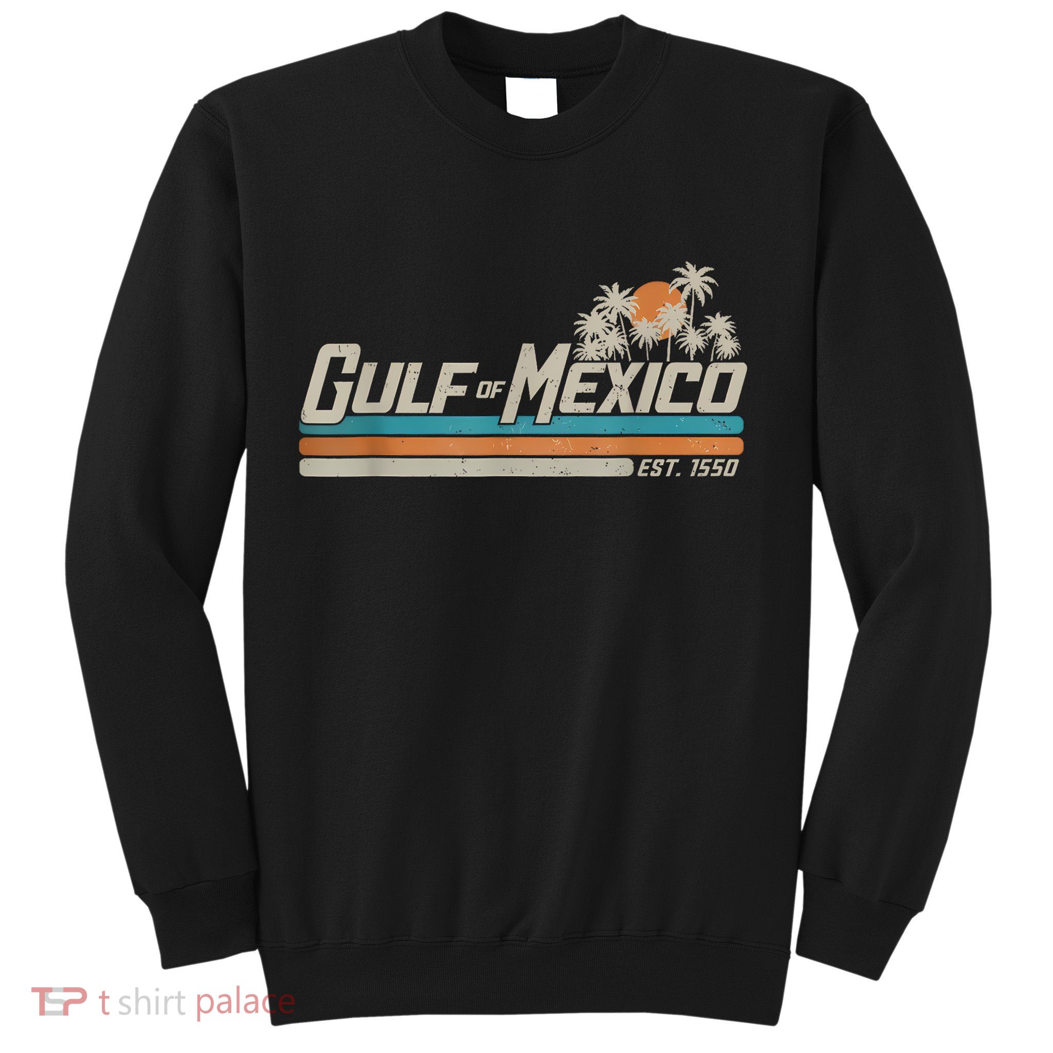 Vintage Gulf Of Mexico Since 1550 Retro Vintage Beach Sweatshirt