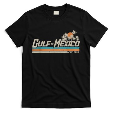 Vintage Gulf Of Mexico Since 1550 Retro Vintage Beach T-Shirt