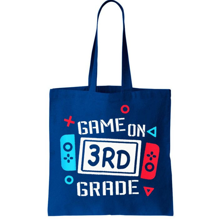 Video Game On 3rd Grade Cool Team Third Back To School Tote Bag