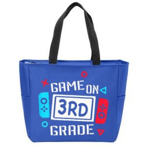 Video Game On 3rd Grade Cool Team Third Back To School Zip Tote Bag