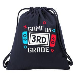 Video Game On 3rd Grade Cool Team Third Back To School Drawstring Bag