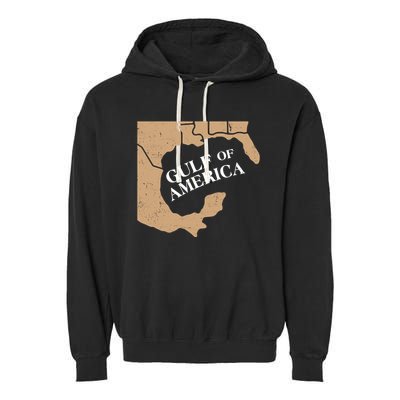Vintage Gulf Of America Garment-Dyed Fleece Hoodie