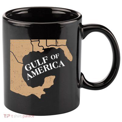 Vintage Gulf Of America 11oz C Handle Ceramic Mug
