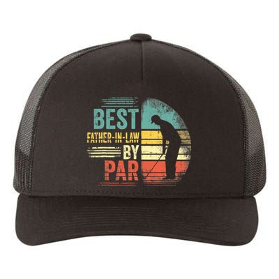 Vintage Golfing Outfit Best FatherInLaw By Par Gifts Yupoong Adult 5-Panel Trucker Hat