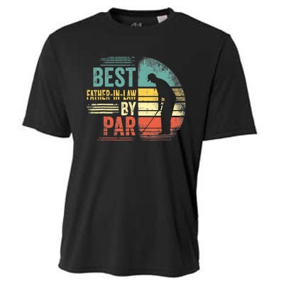 Vintage Golfing Outfit Best FatherInLaw By Par Gifts Cooling Performance Crew T-Shirt